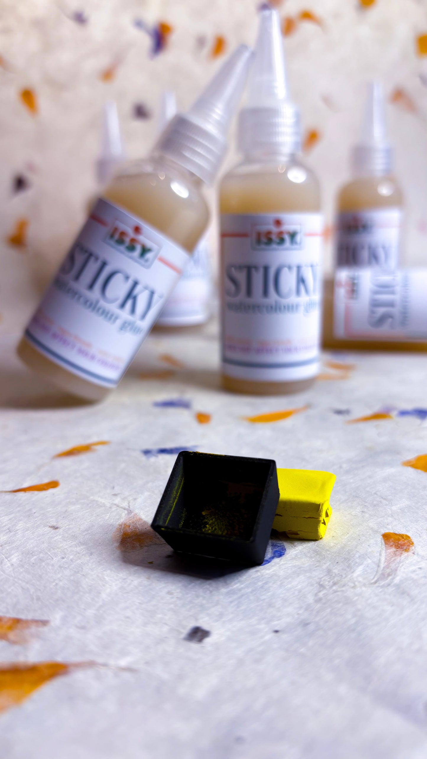 Sticky Watercolour Glue - Natural Glue to stick your paint back