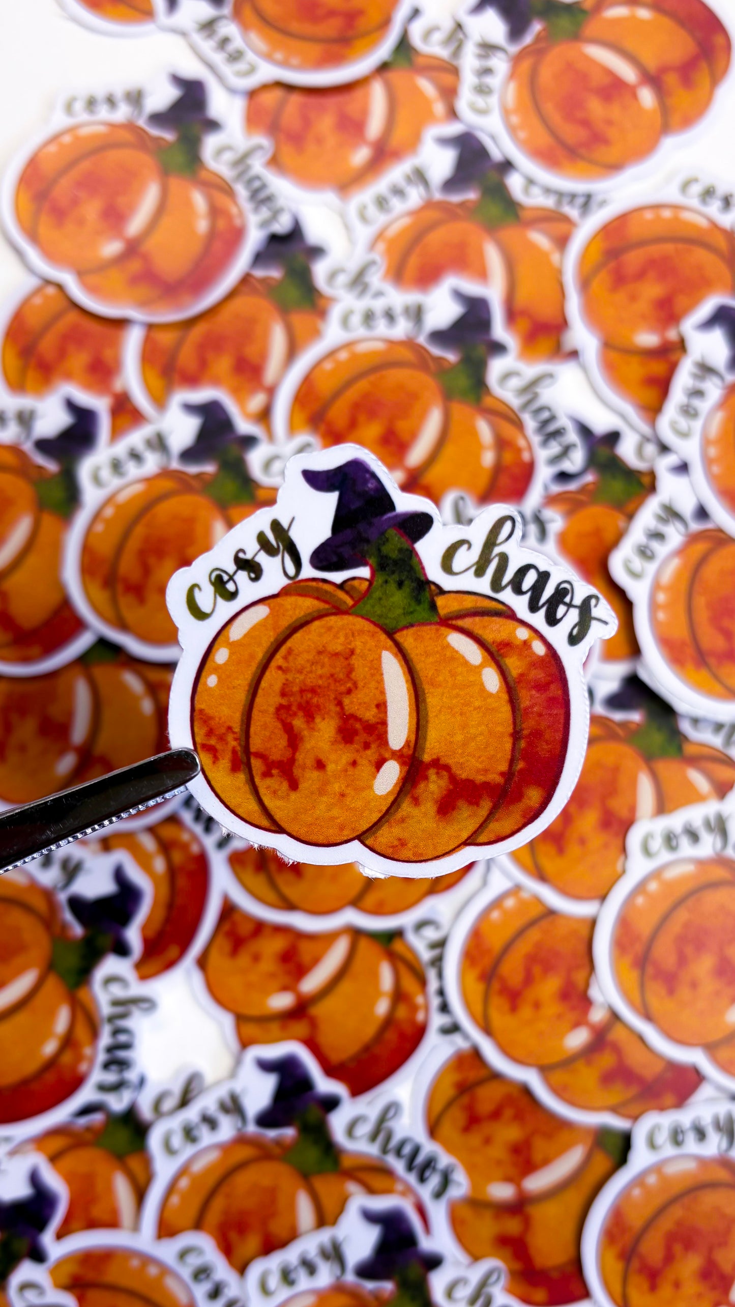 Cosy Chaos Vinyl Sticker - Soft Witch Watercolor Collection