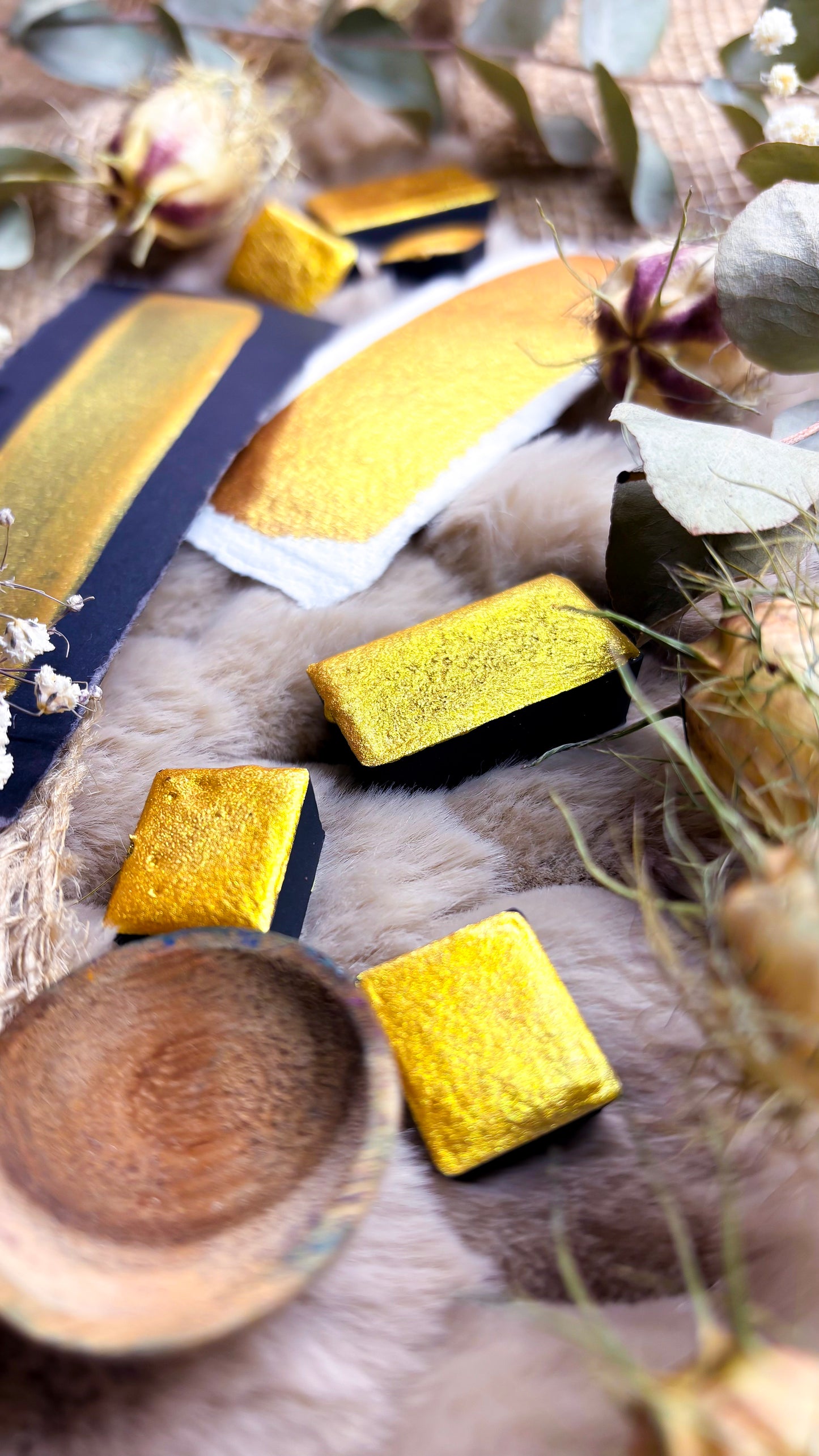 ✨ Treasure Chest Gold ✨ - Handmade watercolour