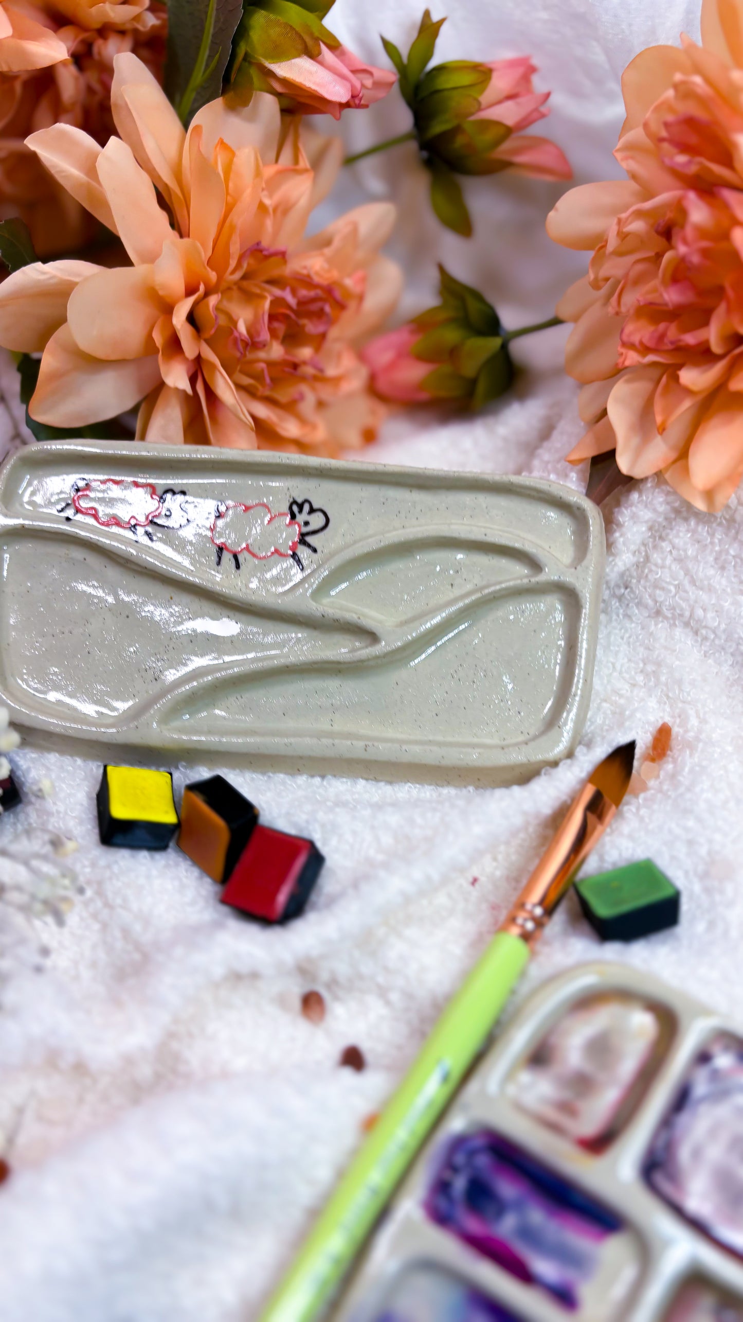 Ceramic Artist Paint mixing palette (B-GRADE)