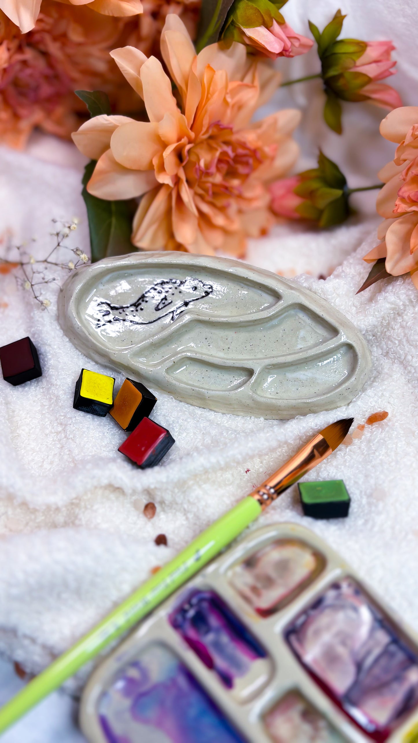 Ceramic Artist Paint mixing palette (B-GRADE)