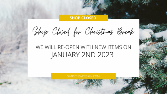 Shop closed for winter break
