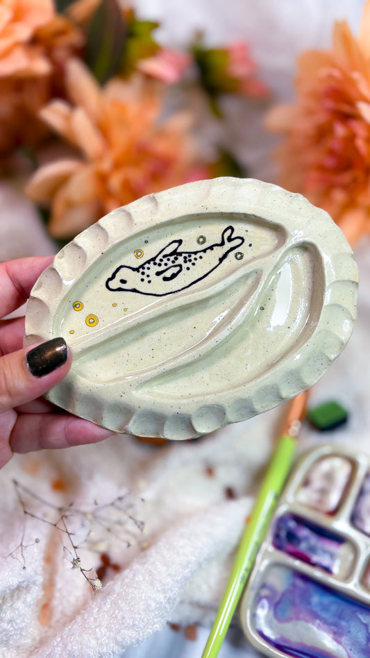 Ceramic Artist Paint mixing palette