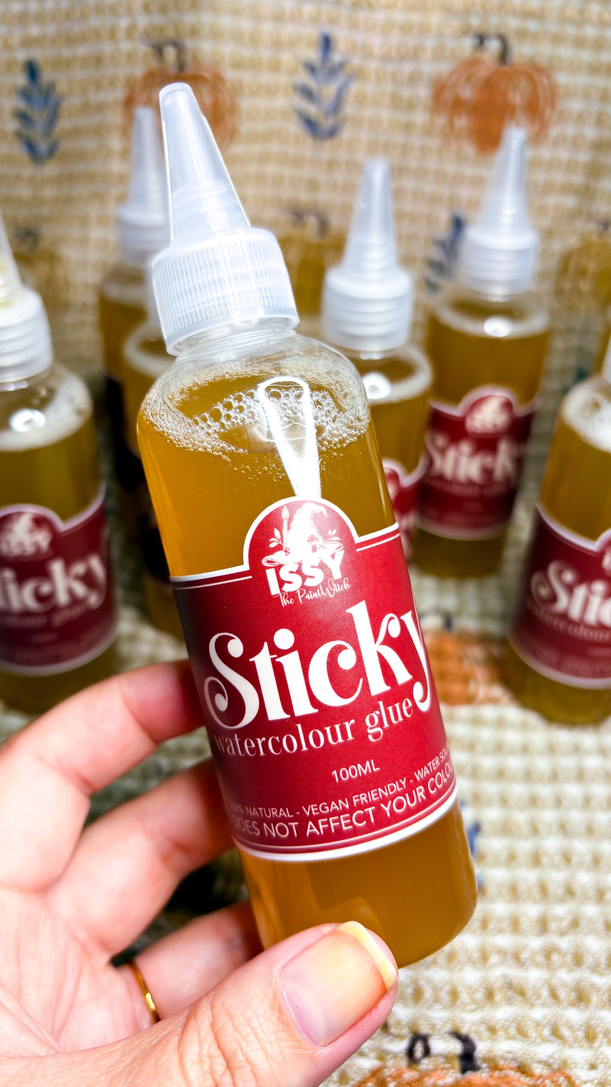 Sticky Watercolour Glue - Natural Glue to stick your paint back