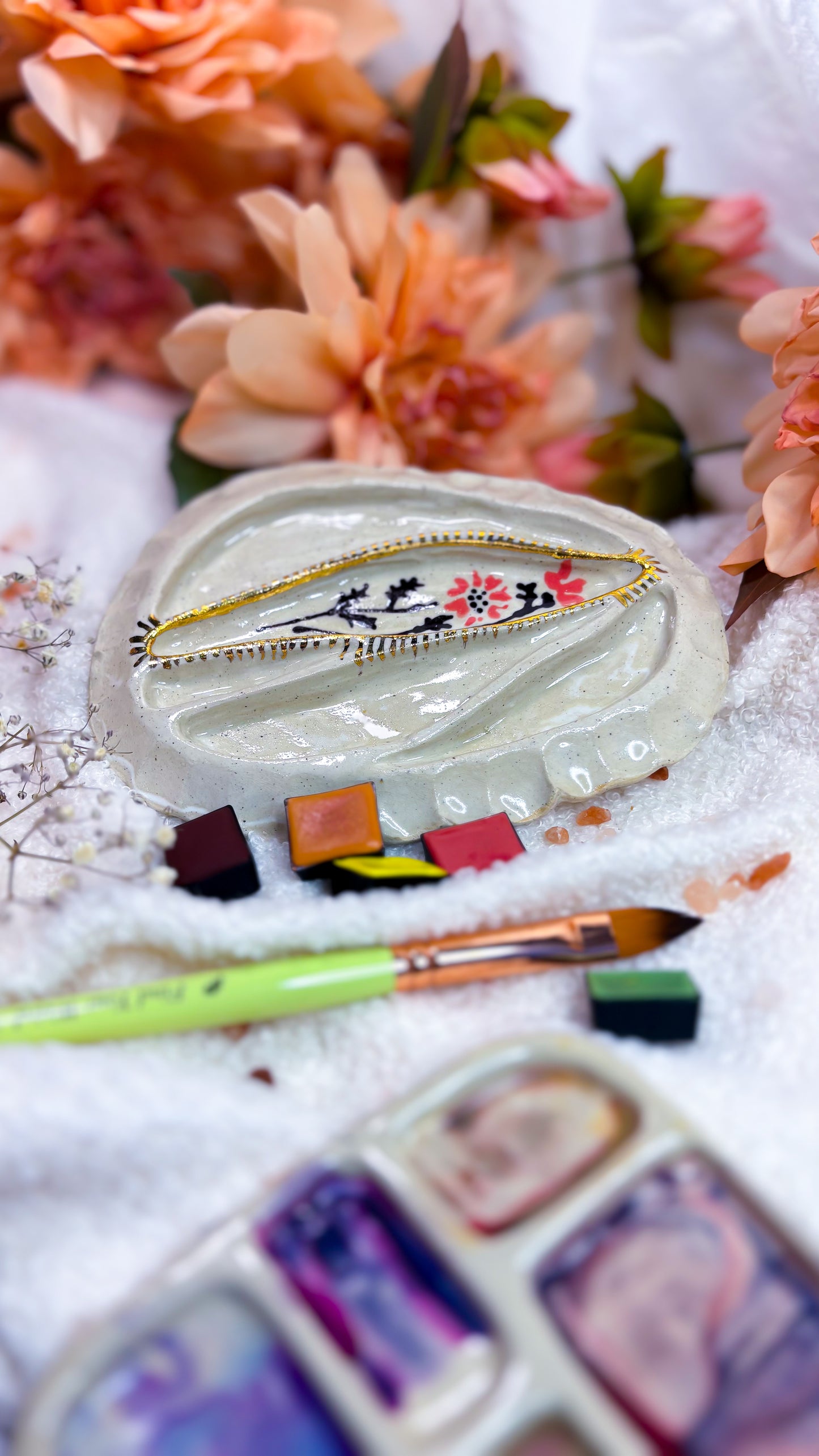 Ceramic Artist Paint mixing palette