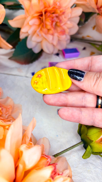 Ceramic Artist Paint Brush Rest - (experimental)