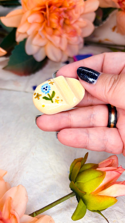 Ceramic Artist Paint Brush Rest - (experimental)