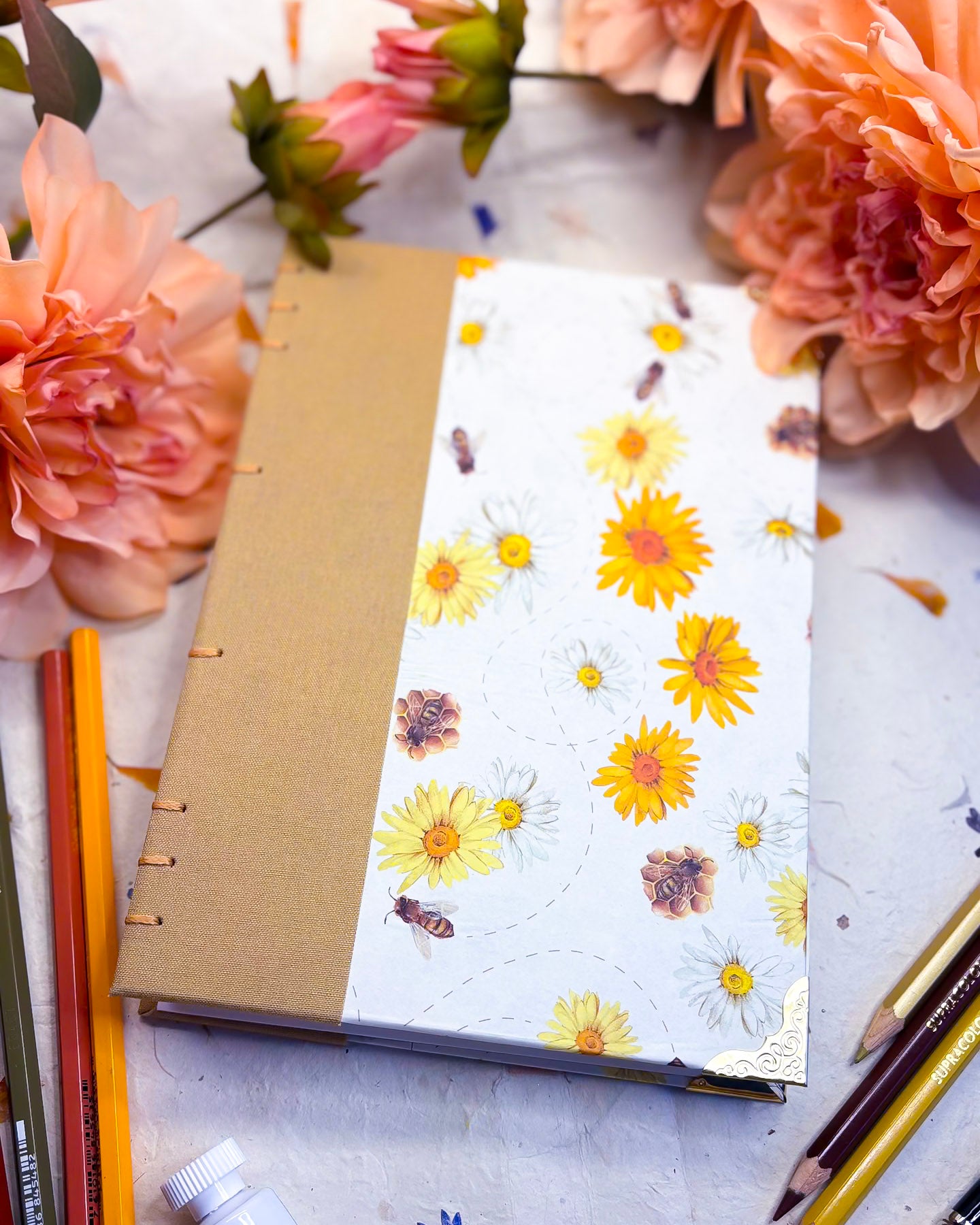Handmade Sketchbook / Art Journal - 100% Cotton - B-Grade
