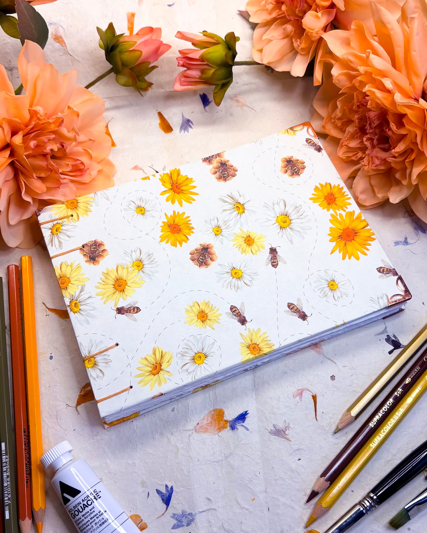 Handmade Sketchbook / Art Journal - 100% Cotton
