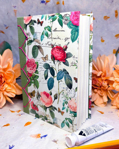 Handmade Sketchbook / Art Journal - 100% Cotton