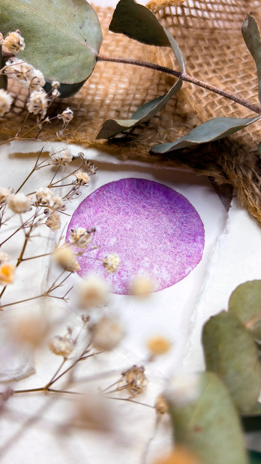 “Smudges and blooms” - GRANULATING - Halfpan