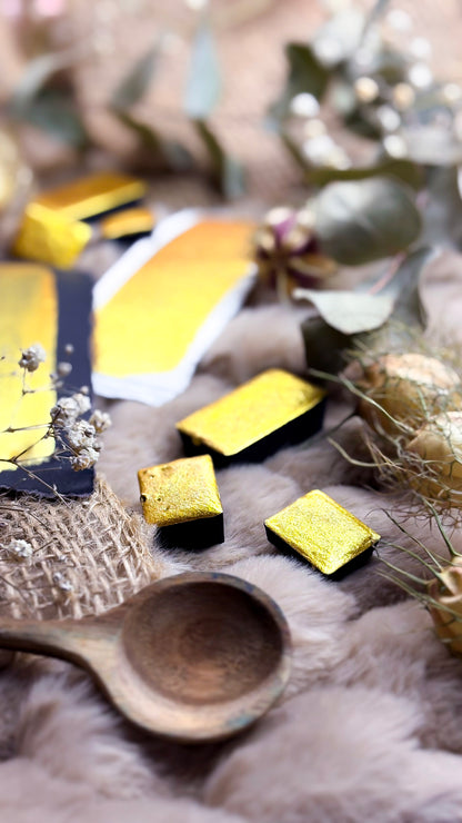 ✨ Treasure Chest Gold  ✨ - Handmade watercolour