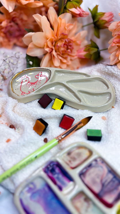 Ceramic Artist Paint mixing palette