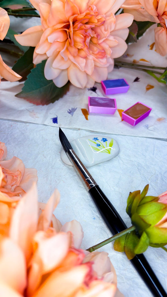 Ceramic Artist Paint Brush Rest - (experimental)
