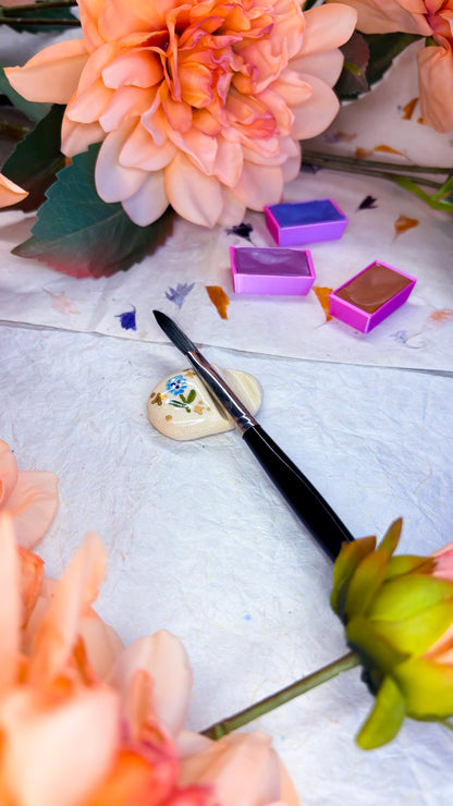 Ceramic Artist Paint Brush Rest - (experimental)