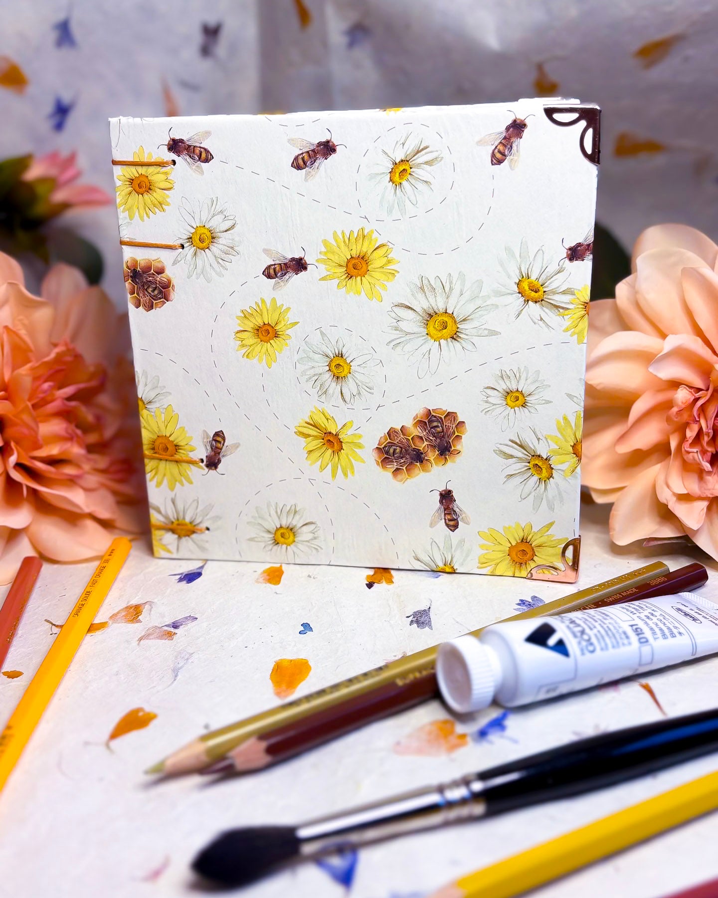 🌱 Vegan Handmade Sketchbook / Art Journal - 100% Cotton - B-Grade