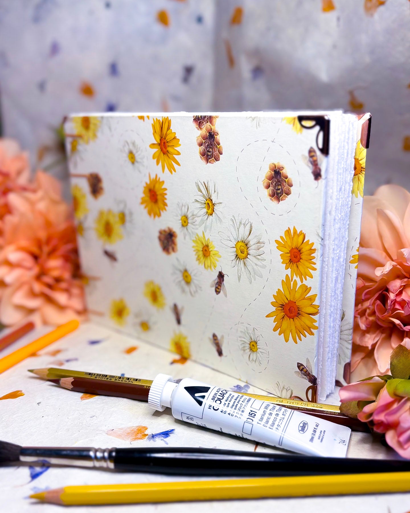 Handmade Sketchbook / Art Journal - 100% Cotton
