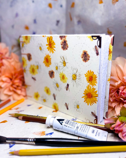 Handmade Sketchbook / Art Journal - 100% Cotton