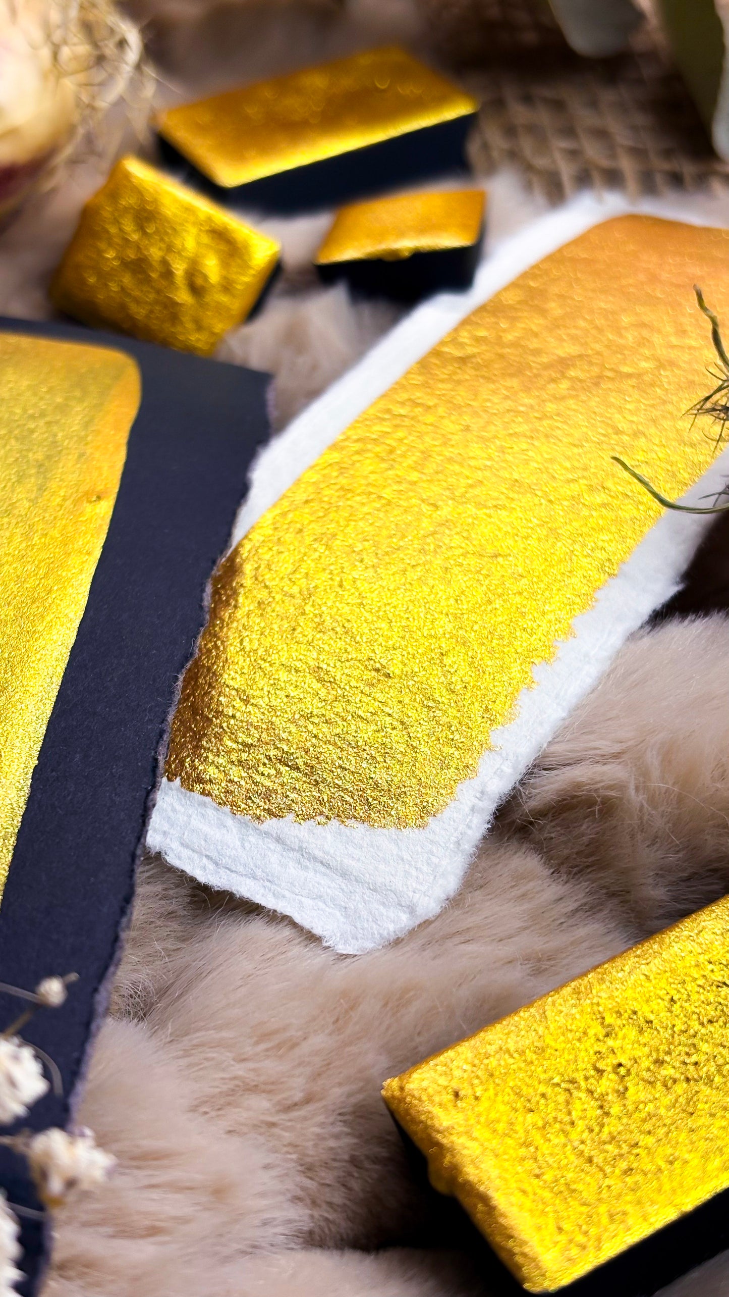 ✨ Treasure Chest Gold  ✨ - Handmade watercolour