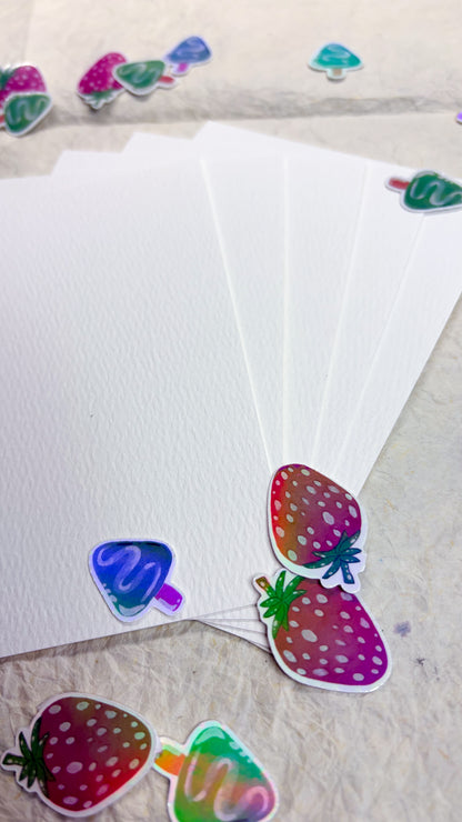 🍓 Strawberry Matcha Opaque Watercolours & Art Box