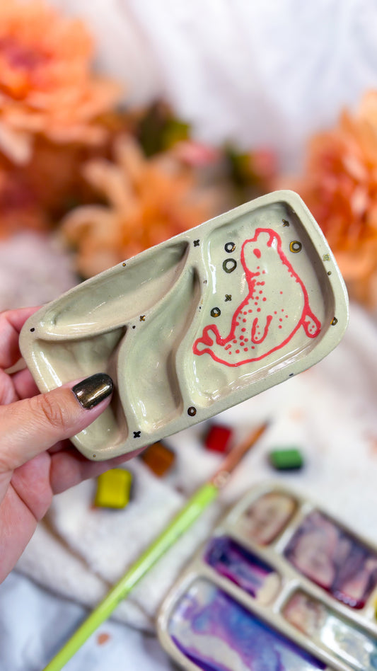 Ceramic Artist Paint mixing palette
