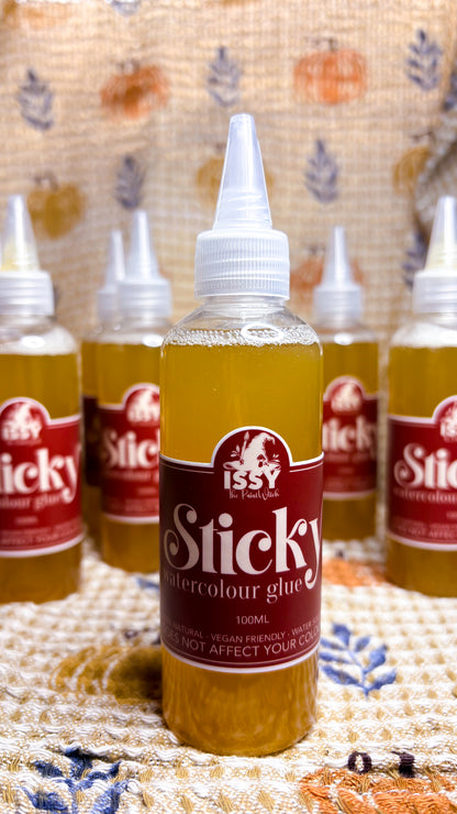 Sticky Watercolour Glue - Natural Glue to stick your paint back