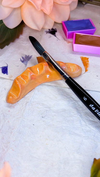 Ceramic Artist Paint Brush Rest - Baguette (experimental)