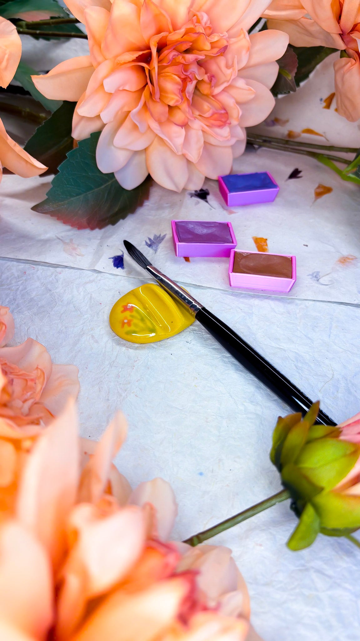 Ceramic Artist Paint Brush Rest - (experimental)