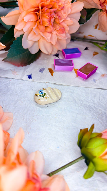 Ceramic Artist Paint Brush Rest - (experimental)