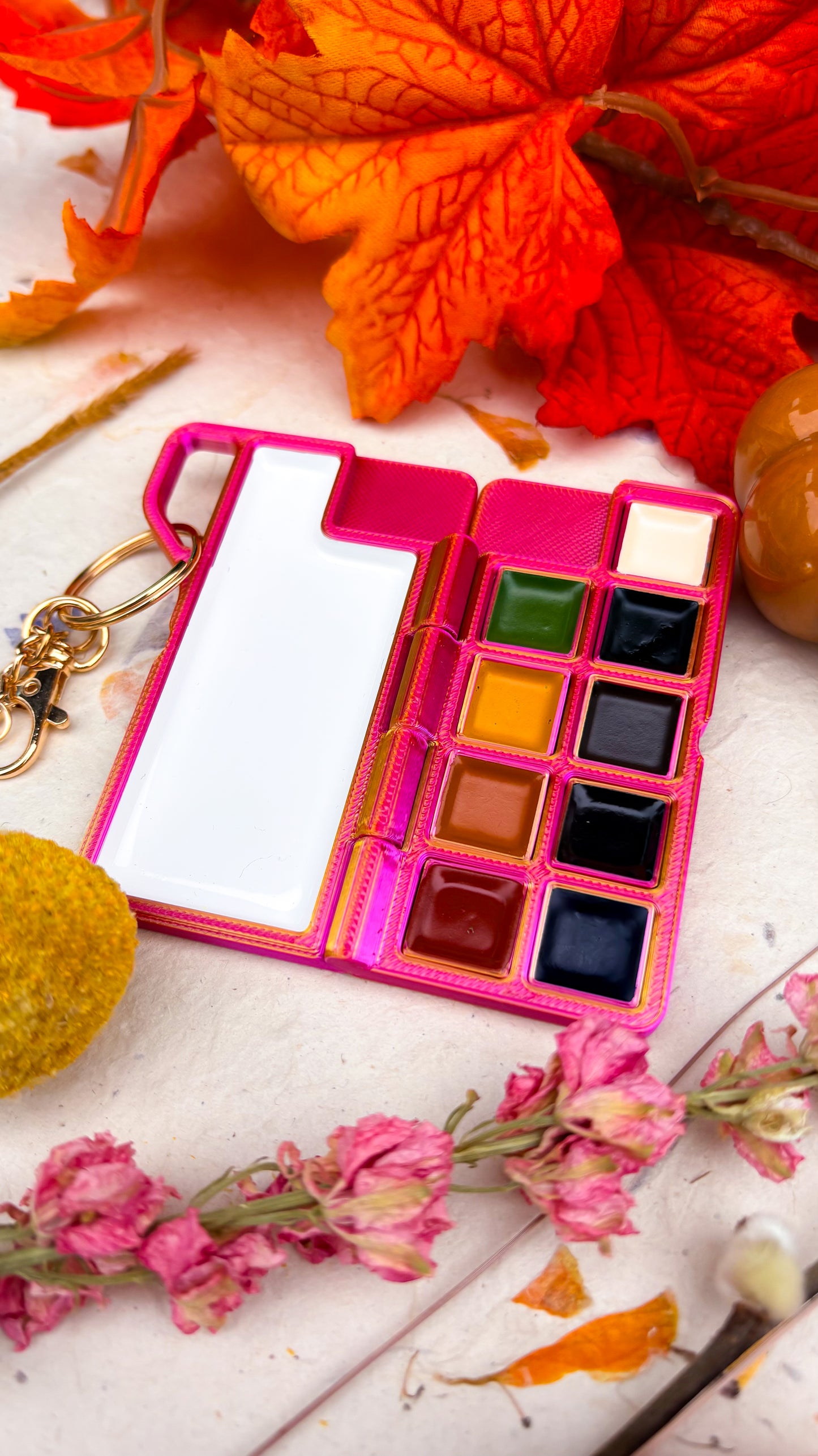 PaintWitch Travel Palette (SunSet Pink) *MADE TO ORDER*