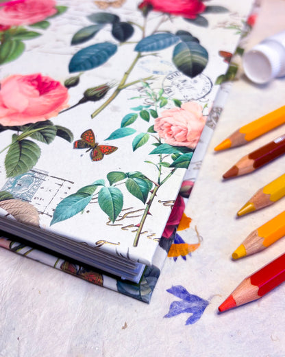 Handmade Sketchbook / Art Journal - 100% Cotton