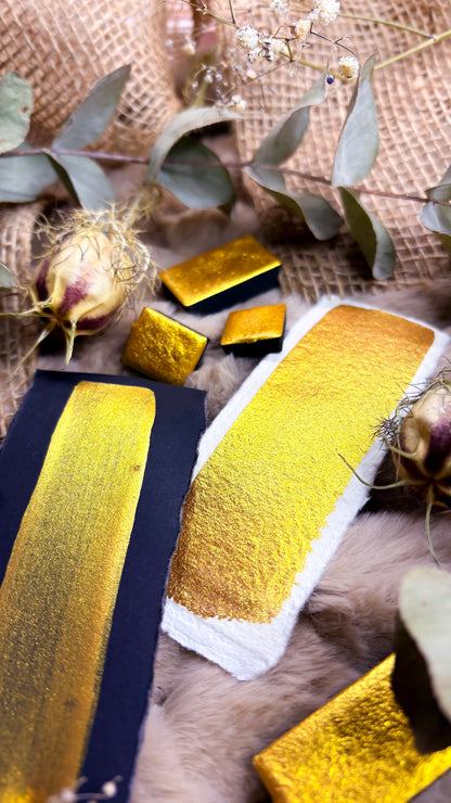 ✨ Treasure Chest Gold  ✨ - Handmade watercolour