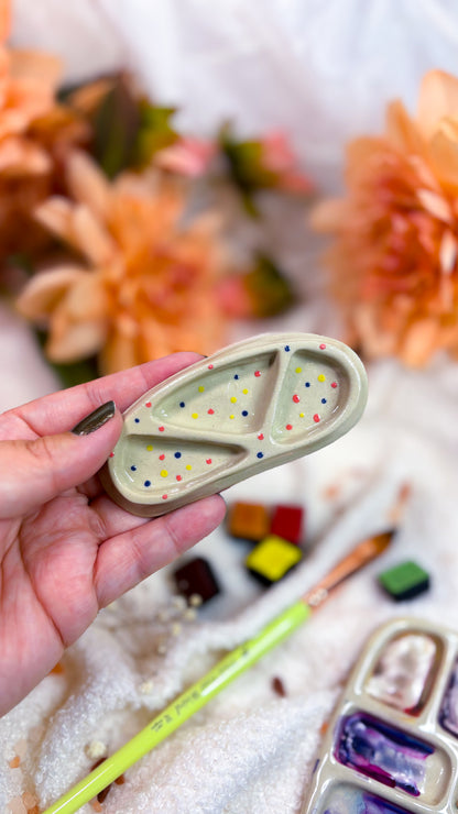 Ceramic Artist Paint mixing palette