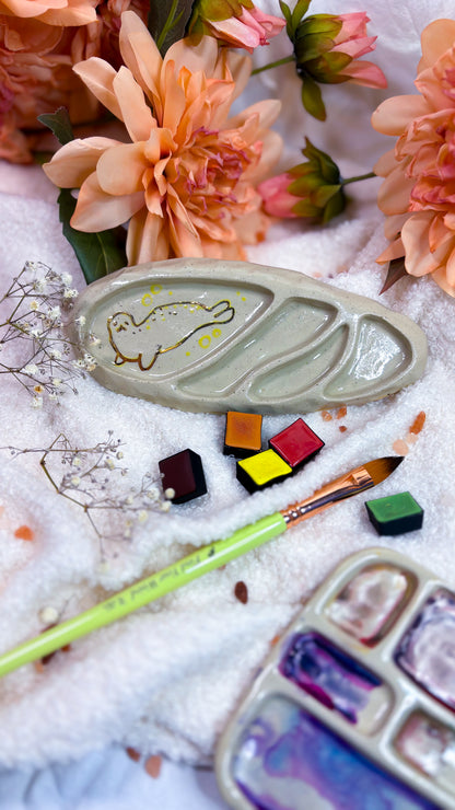 Ceramic Artist Paint mixing palette
