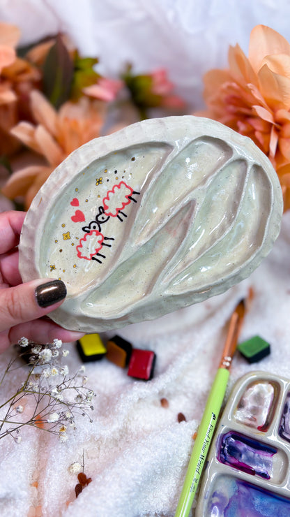 Ceramic Artist Paint mixing palette