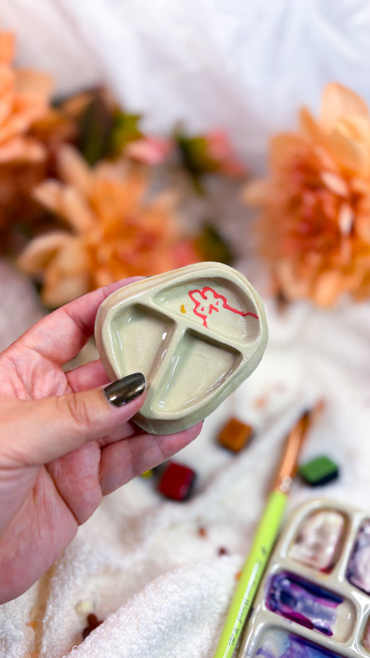Ceramic Artist Paint mixing palette
