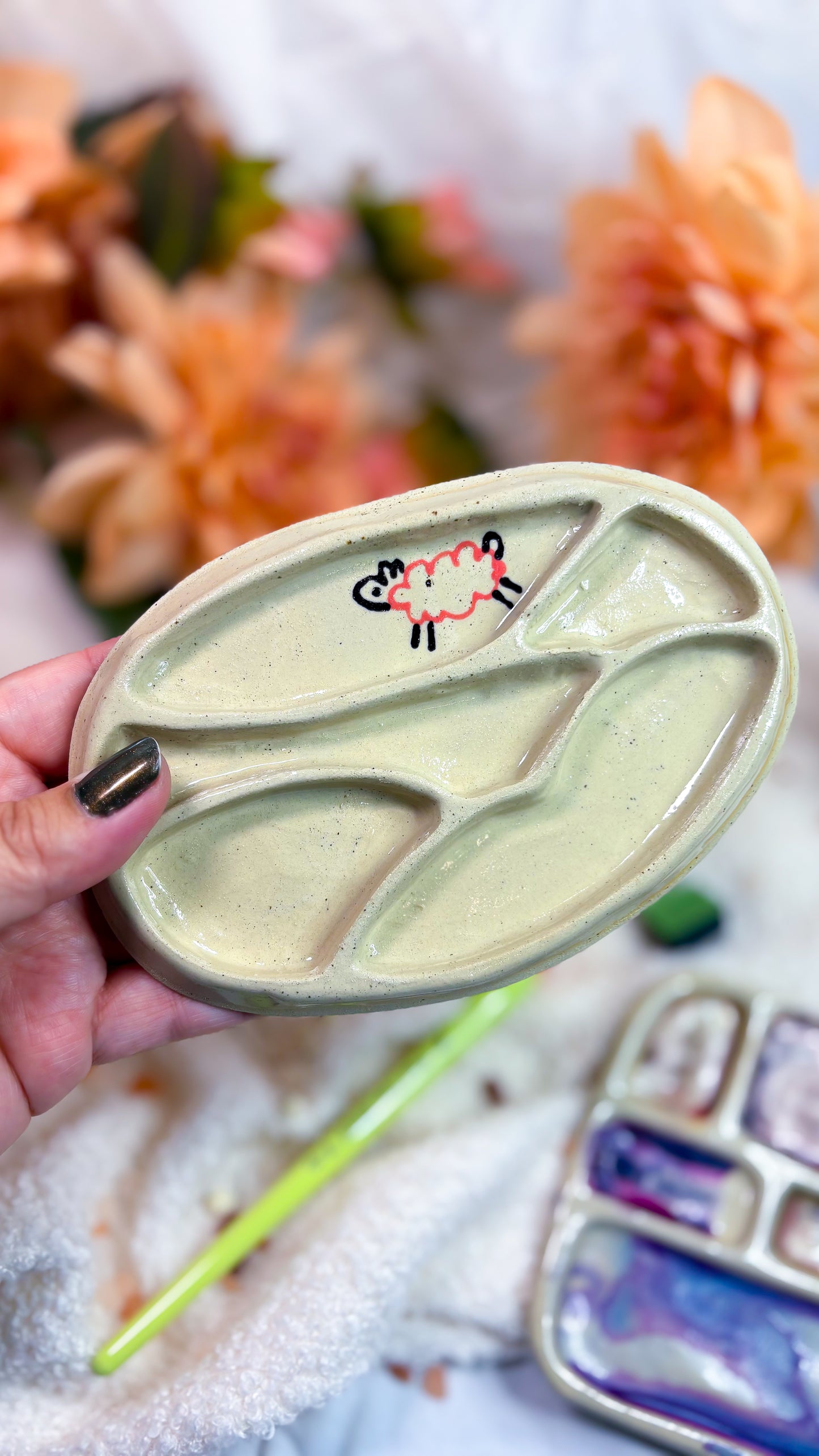 Ceramic Artist Paint mixing palette (B-GRADE)