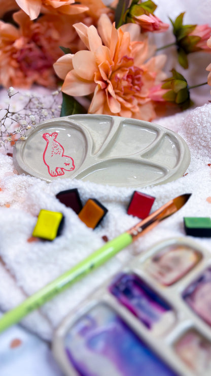 Ceramic Artist Paint mixing palette