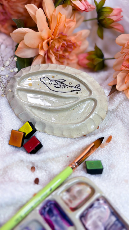 Ceramic Artist Paint mixing palette