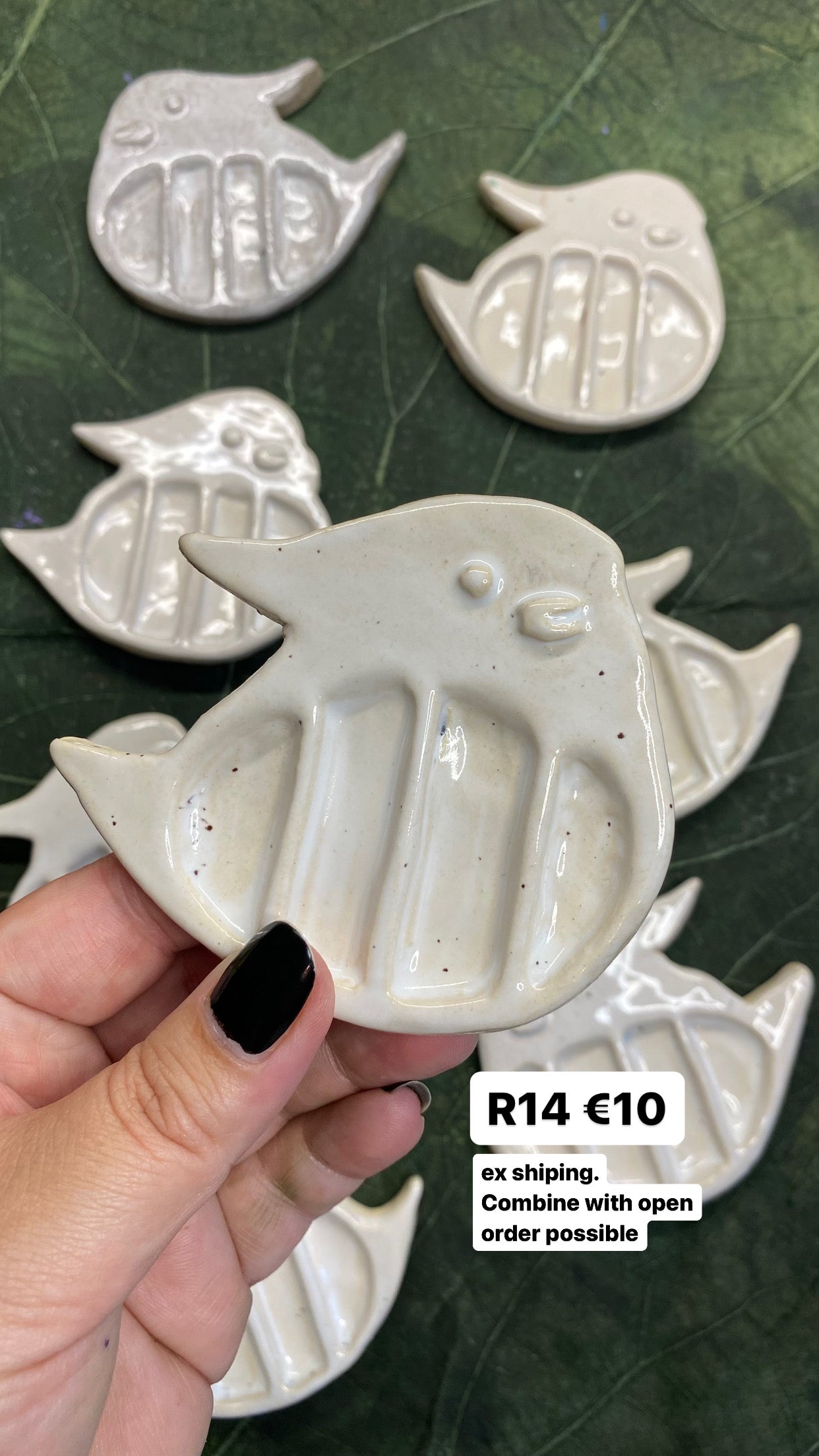 R14 Ceramic Bird Palette