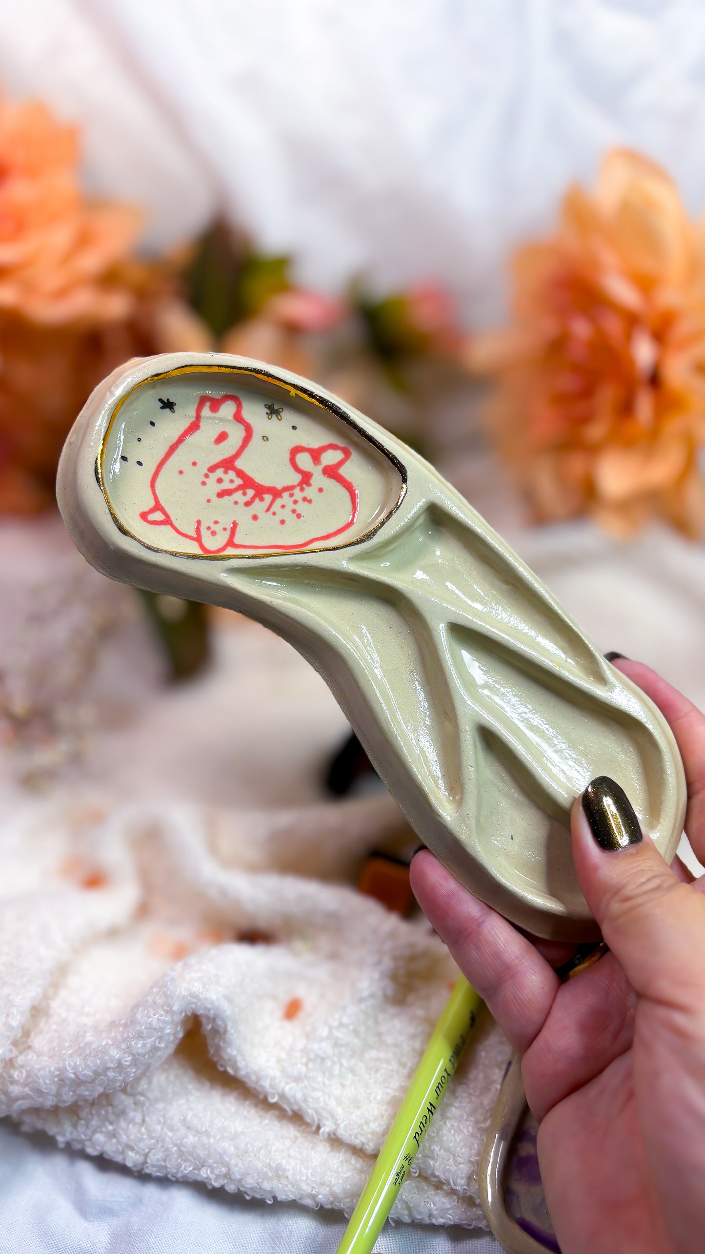 Ceramic Artist Paint mixing palette