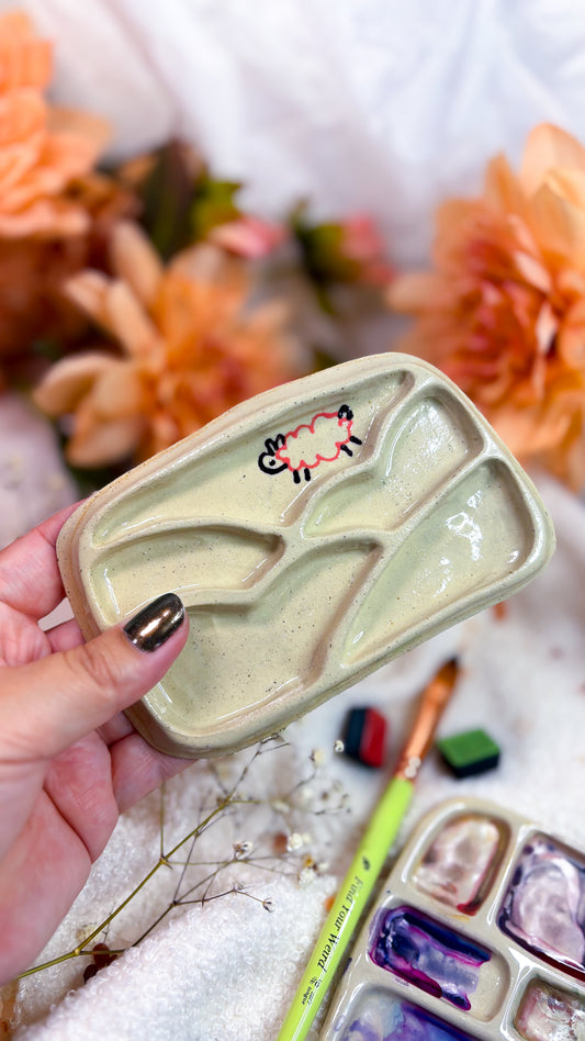 Ceramic Artist Paint mixing palette (B-GRADE)
