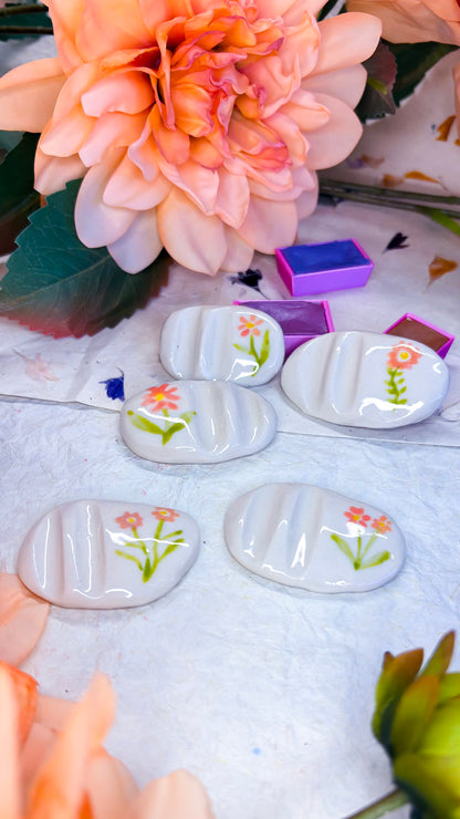 Ceramic Artist Paint Brush Rest - (experimental)