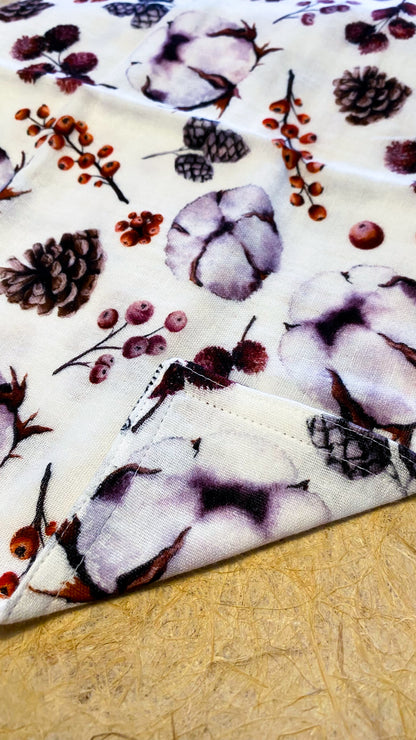 Handmade Brush Cloth - Winter Berries